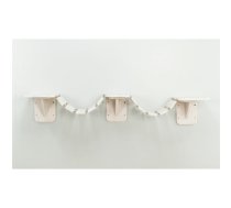 Trixie Climbing Ladder For Wall Mounting sienas nagu asināšanas kāpnes kaķiem ar sizala virsmu, 150 × 30 cm, baltas | 4011905499314 | 109877