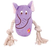 Trixie Animals With Rope plīša rotaļlieta suņiem ar virvi un skaņu, 13 cm, 1 gab. | 4011905361819 | 111587
