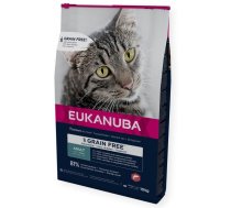 Eukanuba Sausā barība kaķiem CAT Adult GRAIN FREE Salmon 10 kg