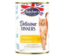 Butchers Konservēta barība kaķiem CAT Delicious Dinners with chicken chunks in Jelly 400g