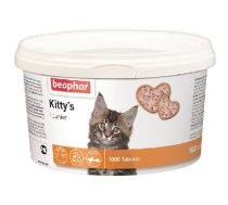 Beaphar Vitamīnizēta papildbarība Kitty's Junior, 1000 tab.