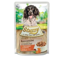 Stuzzy Pouch Turkey And Carrots mitrā barība pieaugušiem suņiem ar tītara gaļu un burkāniem, 100 g | 8005852142023 | 0304-4202