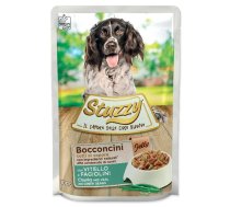 Stuzzy Pouch Veal And Green Beans In Jelly pilnvērtīga mitrā barība pieaugušiem suņiem, 100 g | 8005852142528 | 0304-4252
