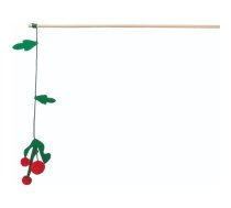 Trixie Xmas Playing Rod Mistletoe koka rotaļlieta kaķiem ar plīša elementiem, 48 cm | 4053032674172 | 112086