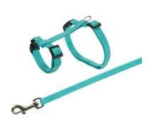 Trixie Rabbit Harness with Lead regulējama krūšu siksna un pavada trušiem, 25/44 cm, 10 mm, 1.25 m | 4011905062600 | 103526