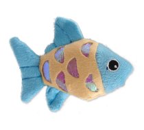 Magic Cat Plush Fish With Catnip Mix plīša rotaļlieta kaķiem ar kaķumētru, 10 cm, dažādās krāsās | 8595091794553 | 453-30450