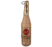 Dog Fantasy Winter Tale Bottle Ornament Squeaky Rustling ziemassvētku mīkstā rotaļlieta suņiem, zelta, 28 cm | 8595681848512 | 454-13330