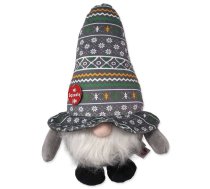 Dog Fantasy Toy Winter Tale dwarf squeaky grey plīša rotaļlieta suņiem ar pīkstuli, pelēka, 30 cm | 8595681848543 | 454-13333