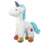 Dog Fantasy Toy Stuffed Toy Unicorn Squeaky Colour Mix plīša rotaļlieta suņiem ar pīkstuli, 26 cm | 8595681838513 | 454-307106