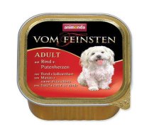 Animonda Vom Feinsten Adult Beef And Turkey Heart konservi pieaugušiem suņiem ar liellopu gaļu un tītaru sirdīm, 150 g | 4017721826129 | B4-82612