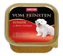 Animonda Vom Feinsten Junior Beef And Poultry konservi kucēniem ar liellopu gaļu un mājputnu gaļu, 150 g | 4017721829724 | B4-82620