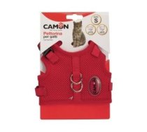 Camon regulējama krūšu siksna kaķiem, sarkana, L izmērs, kakla izmērs 31-38 cm, krūšu izmērs 41-48 cm | 8019808218069 | DG012/C
