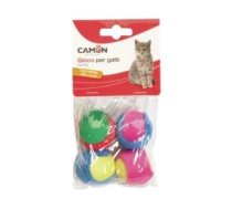 Camon plīša bumbas kaķiem ar kaķumētru, 4 gab. | 8019808243535 | AG135