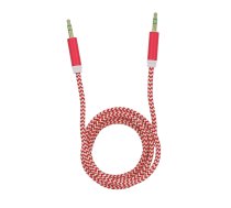 Tellur Basic Audio Cable aux 3.5mm Jack 1m Red