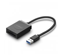 Karšu lasītājs microSD, SD, USB 3.0, UGREEN CR127, 20250, melns, 6957303894178