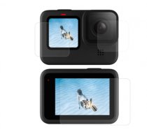 Aizsargstikls GoPro Hero 9 / Hero 10 / Hero 11 / Hero 12, ekrāns, objektīvs, Telesin GP-FLM-901, 6972860171357