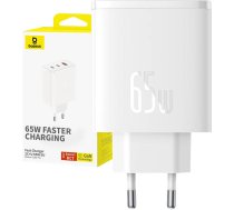 Baseus OS-Cube Pro 2xUSB-C / USB Tīkla Lādētājs 65W