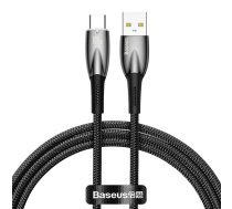Baseus USB kabelis USB-C Baseus Glimmer sērijai, 100W, 1m (melns)