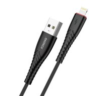 Foneng X15 USB uz zibens kabeli, 2.4A, 1.2m (melns)