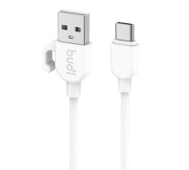 Budi USB-C kabelis Budi 1M 2.4A