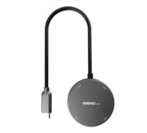 Dudao Hub Dudao A15B 4w1, USB 3.0 + 3x USB 2.0 uz USB-C (pelēks)