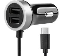 Amio tālruņa lādētājs 12/24V Micro C + 2x USB 2.4A PCH PRO-3