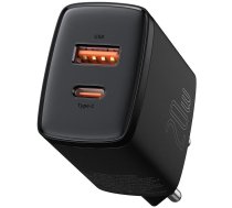 Baseus Compact fast charger USB / USB Type C 20W 3A Power Delivery Quick Charge 3.0 black (CCXJ-B01) (universal)