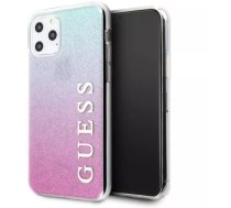 Guess GUHCN65PCUGLPBL iPhone 11 Pro Max rose blue/pink blue hard case Glitter Gradient