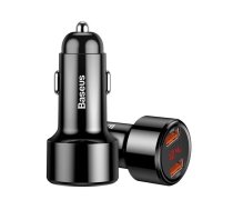 Baseus car charger 2x USB Quick Charge QC 3.0 45W 6A Black