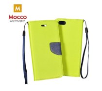 Mocco Fancy Book Case Grāmatveida Maks Telefonam LG K10 (2017) Zaļš - Zils