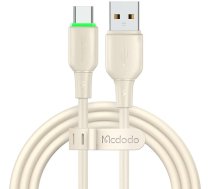 Mcdodo USB to USB-C Cable Mcdodo CA-4750 with LED light 1.2m (beige)