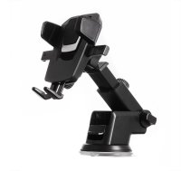 Hurtel Telescopic Car Mount Phone Holder Dashboard or Windshield for black (universal)