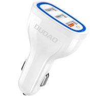 Dudao car charger quick charge Quick Charge 3.0 QC3.0 2.4A 18W 3x USB white (R7S white) (universal)