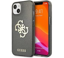 Guess GUHCP13SPCUGL4GBK iPhone 13 mini 5.4" black/black hard case Glitter 4G Big Logo (universal)