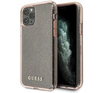 Guess GUHCN58PCGLPI iPhone 11 Pro pink/pink hard case Glitter (universal)