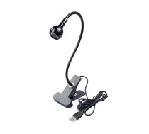 4Kom.pl USB LED desk lamp with clip Black