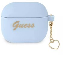 Guess GUA3LSCHSB AirPods 3 cover niebieski/blue Silicone Charm Collection
