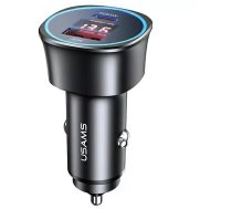 Usams Car charger 1xUSB 1xUSB-C C26 95W (only head) Fast Charge black/black CC146TC01 (US-CC146)