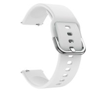 Riff silikona siksniņa-aproce priekš Samsung Galaxy Watch ar platumu 22mm White, 4752219010399