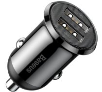 Baseus Grain Pro car charger 2x USB 4.8 A black (CCALLP-01) (universal)