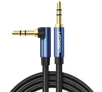 Ugreen angled AUX cable 2 x mini jack 3.5mm 1.5m blue (AV112) (universal)