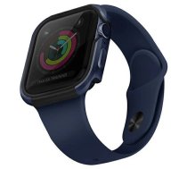 Uniq etui Valencia Apple Watch Series 4/5/6/SE 40mm. niebieski/atlantic blue (universal)