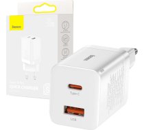 Baseus Super Si Pro Quick Charger USB USB-C QC 3.0 PD 30W White Wall Charger