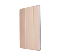 HQ Riff Texture Planšetdatora maks Tri-fold Stand Leather Flip priekš Huawei MediaPad T3 7.0 Gold