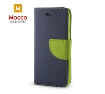 Mocco Fancy Book Case Grāmatveida Maks Telefonam LG K10 / K11 (2018) Zils - Zaļš