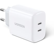 Ugreen charger 2x USB Type C 40W Power Delivery white (10343) (universal)