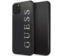 Guess GUHCN65LGMLBK iPhone 11 Pro Max black/black hard case Glitter Logo (universal)