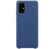 Hurtel Silicone Case Soft Flexible Rubber Cover for Samsung Galaxy S21+ 5G (S21 Plus 5G) dark blue (universal)