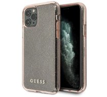 Guess GUHCN65PCGLPI iPhone 11 Pro Max pink/pink hard case Glitter (universal)