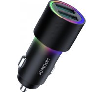 Joyroom car charger 2 x USB with backlight 24W black (JR-CL10) (universal)